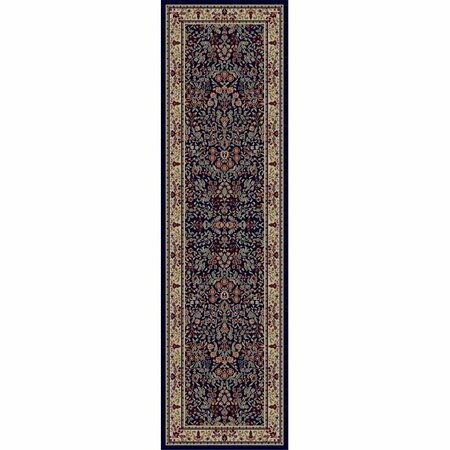 CONCORD GLOBAL TRADING 2 ft. 3 in. x 7 ft. 7 in. Jewel Sarouk - Navy 41142
